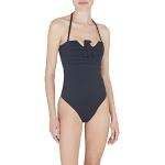 Schwarze Armani Emporio Armani Swimwear Damenbadeanzüge aus Neopren gepolstert Größe M 