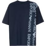 Reduzierte Blaue Armani Emporio Armani Printed Shirts für Kinder & Druck-Shirts für Kinder für Jungen Größe 176 