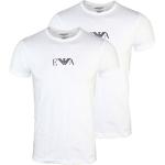 Reduzierte Weiße Unifarbene Business Armani Emporio Armani Rundhals-Ausschnitt T-Shirts für Herren Größe XXL 