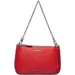 Rote Armani Emporio Armani Mini Handtaschen mit Reißverschluss aus Kunstleder für Damen 