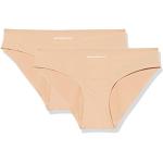Emporio Armani Underwear Damen Bi-Pack Brief Basic Bonding Microfiber Unterwäsche, Pink, M