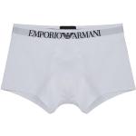 Reduzierte Weiße Armani Emporio Armani Herrenboxershorts aus Baumwollmischung Größe M 