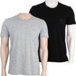 Reduzierte Armani Emporio Armani Rundhals-Ausschnitt T-Shirts für Herren Größe L 2-teilig 