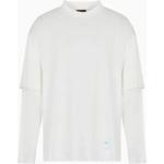 Reduzierte Weiße Armani Emporio Armani T-Shirts aus Baumwolle für Herren Größe S für den für den Herbst 