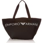 Emporio Armani Womens Swimwear Shopping Bag Logo Lover, Black, One Size