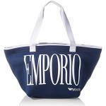 Emporio Armani Womens Swimwear Shopping Bag Logo Lover, Marine, One Size