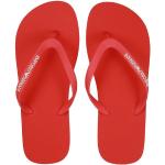Emporio Armani »XL827 Swimwear« Badezehentrenner Herren Badelatschen mit Logo-Schriftzug, rot, Flame Red (M583)