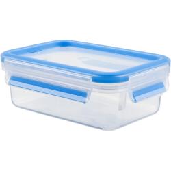 Emsa Clip & Close Frischhaltedose 1 L, Brotdose, Frischhaltebox, Brotbox, 508540 - transparent plastic 508540