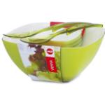 Hellgrüne Emsa Vienna Quadratische Salatschüsseln aus Kunststoff 6-teilig 