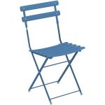Reduzierte Marineblaue EMU Gartenmöbel Arc en Ciel Gartenstühle Metall aus Polyrattan Breite 0-50cm, Höhe 50-100cm, Tiefe 0-50cm 