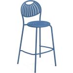 Marineblaue EMU Gartenmöbel Coupole Barhocker & Barstühle aus Metall Breite 100-150cm, Höhe 100-150cm, Tiefe 0-50cm 