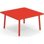 Rote Moderne EMU Gartenmöbel Rechteckige Design Couchtische aus Metall Breite 0-50cm, Höhe 0-50cm, Tiefe 0-50cm 