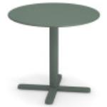 Emu - Darwin Tisch rund - grün, Metall - 80x74x80 cm - dunkelgrün (308497500) (621) Ø 80