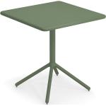 Olivgrüne Vintage Rechteckige Design Tische pulverbeschichtet aus Metall Breite 50-100cm, Höhe 50-100cm, Tiefe 50-100cm 