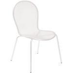 Stapelbarer Stuhl Ronda metall weiß / Metall - Emu - Weiß