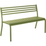 Reduzierte Grüne Moderne EMU Gartenmöbel Segno 2-Sitzer-Gartenbänke aus Stahl Breite 100-150cm, Höhe 50-100cm, Tiefe 50-100cm 