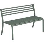 Reduzierte Dunkelgrüne Moderne EMU Gartenmöbel Segno 2-Sitzer-Gartenbänke aus Stahl Breite 100-150cm, Höhe 50-100cm, Tiefe 50-100cm 