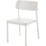 Reduzierte Weiße EMU Gartenmöbel Shine Gartenstühle Metall aus Aluminium stapelbar Breite 0-50cm, Höhe 0-50cm, Tiefe 0-50cm 