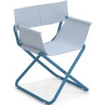 Blaue EMU Gartenmöbel Snooze Regiestühle aus Metall wetterfest Breite 50-100cm, Höhe 50-100cm, Tiefe 50-100cm 
