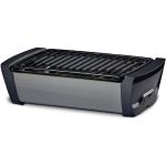 Enders Aurora raucharmer Tischgrill, mobiler Holzkohle-Grill, kleiner Grill, Balkon-Grill, Picknick-Grill, Camping-Grill, Grill mit Belüftung, grey #1364, 26x47x13,5 cm