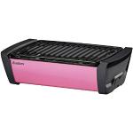 Enders Aurora raucharmer Tischgrill, mobiler Holzkohle-Grill, kleiner Grill, Balkon-Grill, Picknick-Grill, Camping-Grill, Grill mit Belüftung, pink #1370