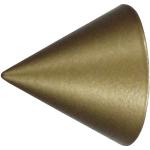 Endstück cone für Carpi gold-optik Ø 16 mm 2 Stk.