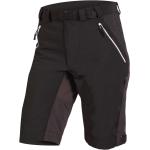 Schwarze Endura MT500 Baggy-Shorts mit Reißverschluss für Damen Größe XL 