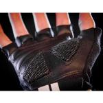 Schwarze Fingerlose Handschuhe & Halbfinger-Handschuhe für Herren Größe XS 