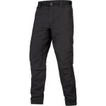 Schwarze Wasserdichte Zip Off Hosen mit Reißverschluss aus Polyamid für Herren Größe XXL 