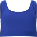 Blaue Sportliche Bikini-Tops gepolstert für Damen 