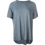Graue Kurzärmelige Endurance T-Shirts für Damen Größe S 