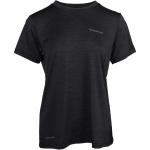 Schwarze Sportliche Endurance T-Shirts für Damen Größe M 
