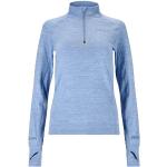Blaue Melierte Endurance Wintermode aus Polyester für Damen Größe L für den für den Winter 