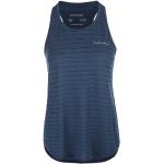 Blaue Endurance Tank-Tops aus Polyester für Damen Größe M für den für den Sommer 