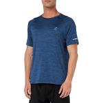 Marineblaue Melierte Energetics T-Shirts für Herren Größe M 