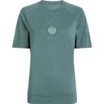 Grüne Kurzärmelige Energetics T-Shirts für Damen Größe L 