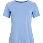 Blaue Kurzärmelige Energetics T-Shirts für Damen Größe M 