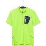 Bunte Unifarbene Sportliche ENERGIE V-Ausschnitt T-Shirts aus Kunstfaser für Herren 