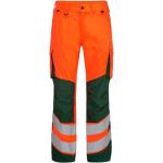 Orange Bestickte Engel Nachhaltige Warnschutzjacken mit Reißverschluss aus Polyester für Damen Größe XS für den für den Winter 