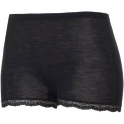 Engel - Women's Pants mit Spitze - Merinounterwäsche Gr 42/44 schwarz