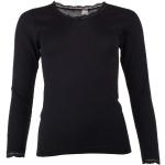Reduzierte Schwarze Engel Nachhaltige Merino-Unterwäsche aus Merino-Wolle für Damen Größe XL 