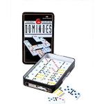 Reduziertes Domino-Spiele aus Metall 4 Personen 