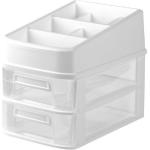 Weiße Boxen & Aufbewahrungsboxen aus Polypropylen mit Schublade 