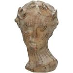 Engelnburg Dekofigur » Dekofigur Skulptur Ornamentaler Kopf«, braun