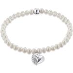 Reduzierte Nickelfreie Silberne Engelsrufer Perlenarmbänder aus Silber für Damen 