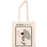 Beige Detective Conan Einkaufstaschen & Shopping Bags aus Baumwolle wiederverwendbar 