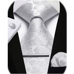 Weiße Krawatten-Sets für Herren Einheitsgröße für den für den Sommer 