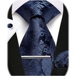Marineblaue Krawatten-Sets für Herren Einheitsgröße für den für den Sommer 