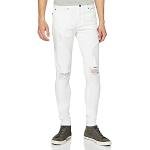 Reduzierte Weiße Skinny Jeans aus Denim für Herren Weite 30 