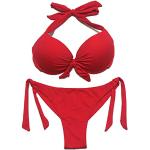 Rote Push Up Bikinis in 75C mit Bügel für Damen Größe M 